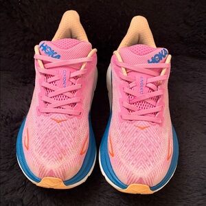 HOKA Clifton 9 - Sweet Pink / Blue Hoka WOMENS SIZE 7